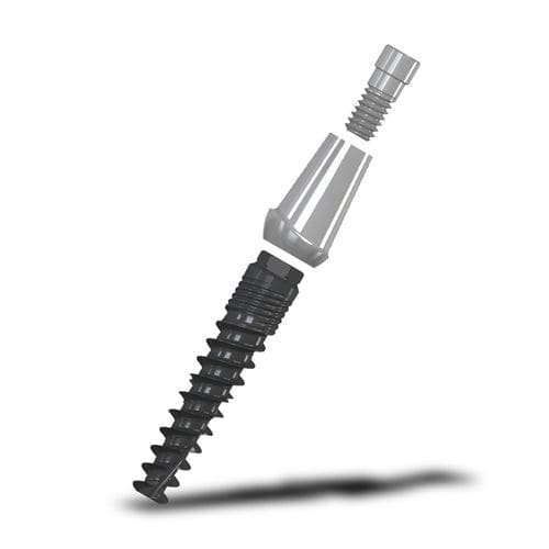Konisches Zahnimplantat - Small series - NIKO DENTAL GmbH - Titan / äußeres Sechseck / schmal