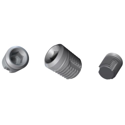 Titan-Zahnimplantat - 1.155 - NIKO DENTAL GmbH - inneres Sechseck / kurz / selbstschneidend