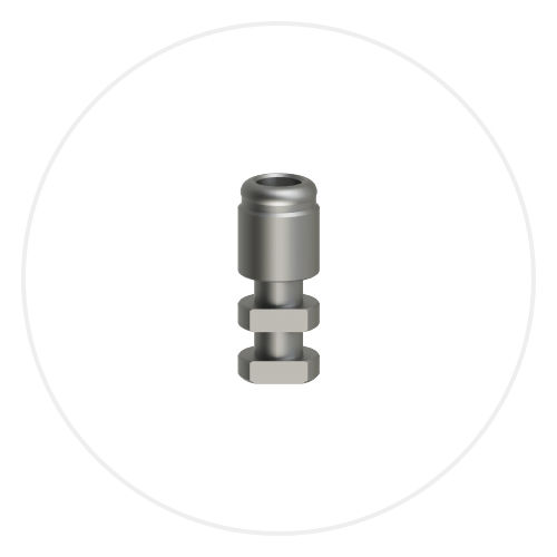 Analog für Dentalimplantat / Edelstahl - L03 - Vulkan Implants - gerade