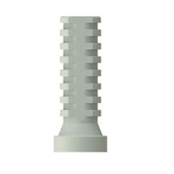 Implantat-Abutment / PEEK - MU0602P - Vulkan Implants - mit Außenverbindung / gerade / temporär