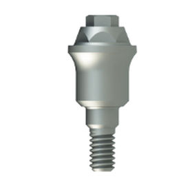 Implantat-Abutment / Titan - VINH104000 - Vulkan Implants - mit Innenverbindung / gerade / Schrauben