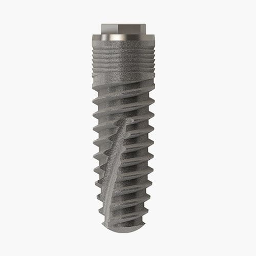 Konisches Zahnimplantat - Vulkan Implants - Titan / äußeres Sechseck / selbstschneidend