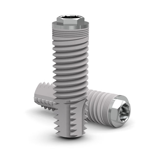 Titan-Zahnimplantat - ZM8®N - Ziacom Medical - äußeres Sechseck / gerade