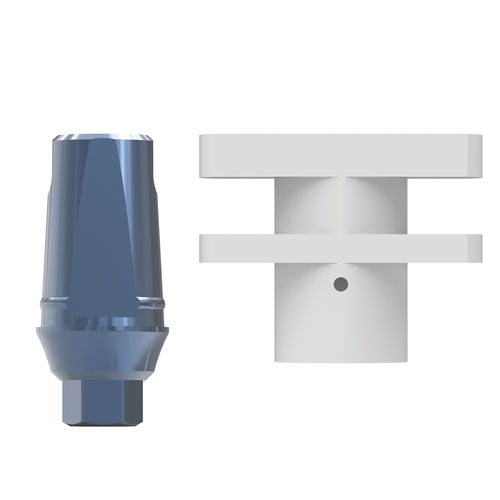 Implantat-Abutment / Titan - Ziacom Medical - Kunststoff / mit Innenverbindung / mit Außenverbindung