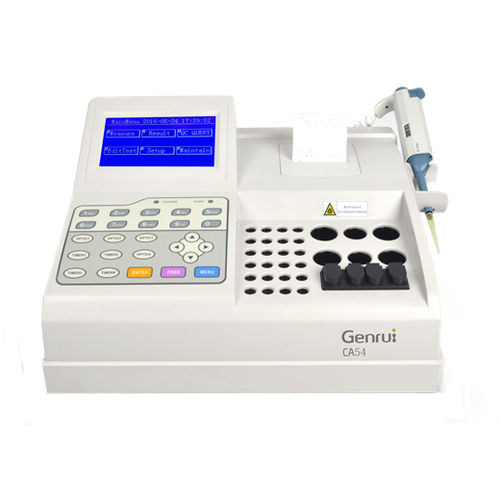 Halbautomatischer Gerinnungsanalysator - CA54 - Genrui Biotech Inc. - 4 Kanäle / optisch / PT