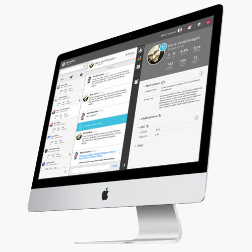 Datenverwaltungssoftware - One Drop | Professional  - Informed Data Systems - für Ausbildung / für Diabetes-Telemonitoring / webbasiert