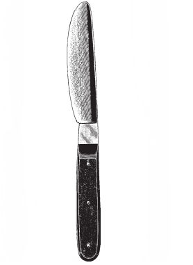 Chirurgisches Messer / für Autopsien - 39-05-23 - Thempson
