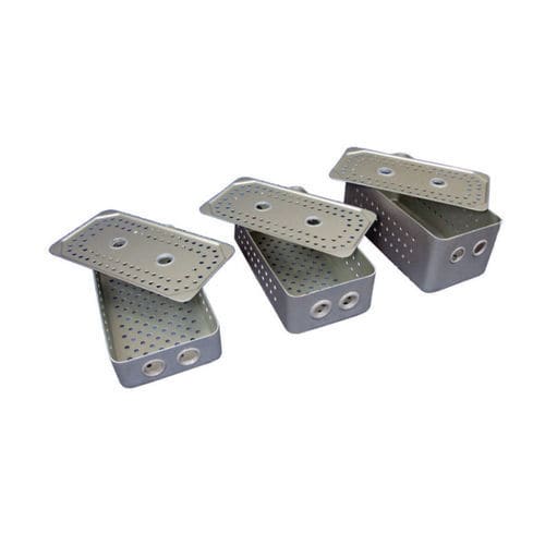 Sterilisationskorb für Instrumente - 13-1121 - Thempson - Aluminium / vergittert