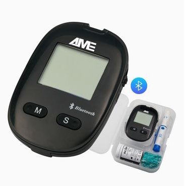 GDH-FAD-Blutzuckermessgerät - BGM709b - AME WORLDWIDE - mit Stechhilfe / Bluetooth / Mini