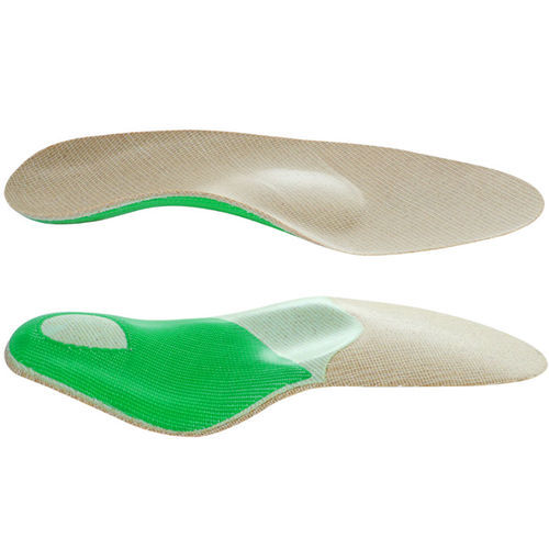 Orthopädische Einlegesohlen / Fersenkissen - GREEN - Capron Podologie - Längsgewölbestütze