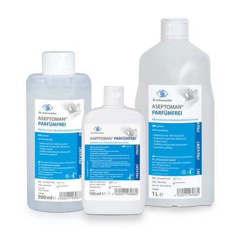 Hydroalkoholische Lösung / 500 mL - ASEPTOMAN® - Dr. Schumacher GmbH - 1000 ml / 150 ml