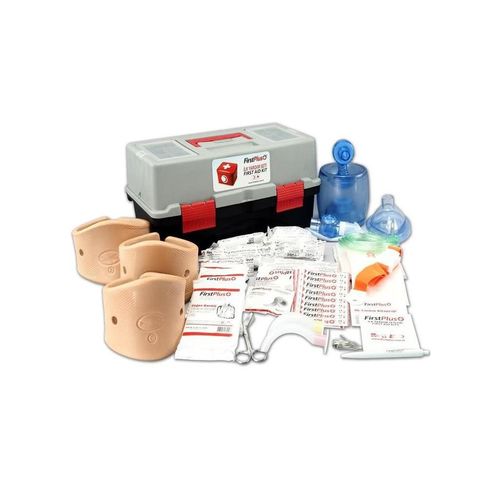 Medizinisches Set / Erste-Hilfe - FP 02.104 - FIRSTPLUS - FIRST AID KITS - mit Handschuh / steril