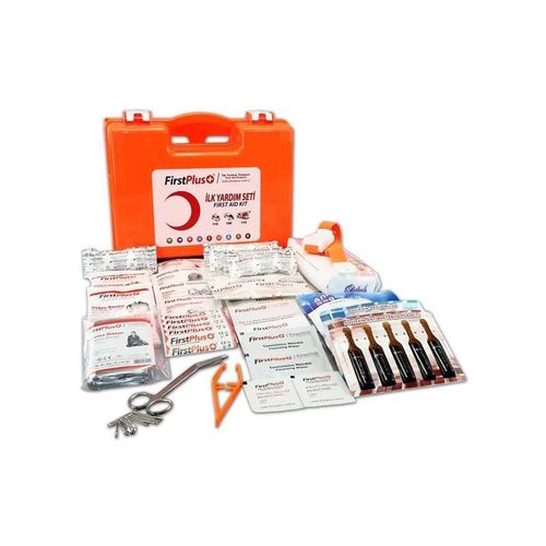 Medizinisches Set / Erste-Hilfe - FP 04.101 - FIRSTPLUS - FIRST AID KITS - mit Handschuh / steril