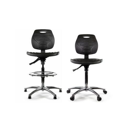 Laborstuhl - TECHSIT L-TECH PU - Hospital Aids - für Erwachsene / auf Rollen / ergonomisch