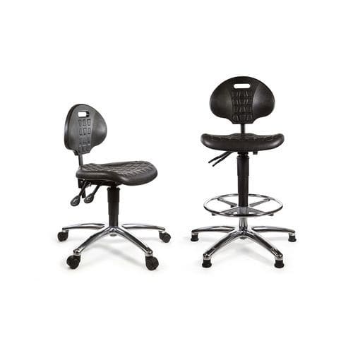 Laborstuhl - TECHSIT C-TECH PU - Hospital Aids - auf Rollen / für Erwachsene / höhenverstellbar