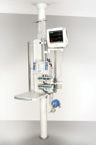 Deckenmontierter Verteilerarm - HU4-FFR - Hutz Medical - bodenstehend / für Intensivpflege