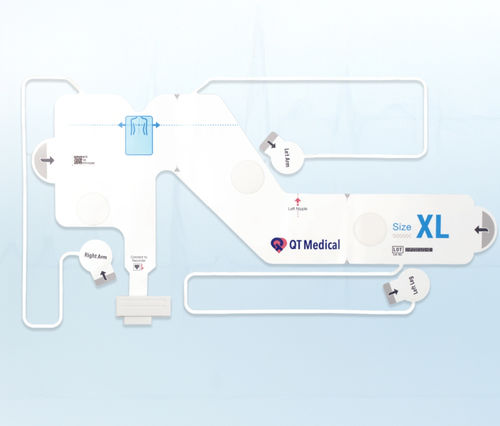 EKG-Elektrode / Pad - QHeart&reg; - QT Medical - Monitoring / Brust / für untere Extremität