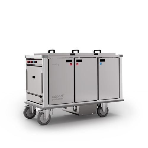 Wagen für Kliniken - evodry - Rational Production Srl - Service / zum Servieren / mobil