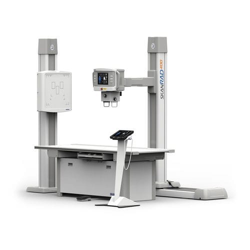 Digitales Röntgensystem - SkanRAD 400 - Skanray Technologies - für multifunktionale Röntgenaufnahmen / mit bodenstehendem Bucky / stationär