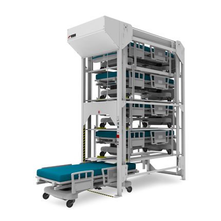Verwaltungs- und Lagerungssystem für Bett - ST series - Vidir - für Krankenhaus / automatisiert