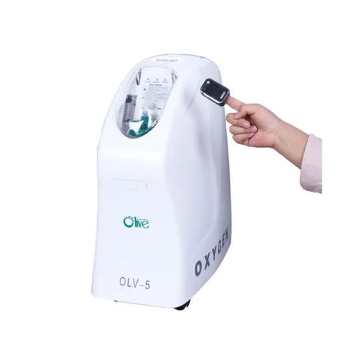 Medizinisch Sauerstoffkonzentrator - OLV- 5 - Zhengzhou Olive Electronic Technology - auf Rollen / mit Dauerflow
