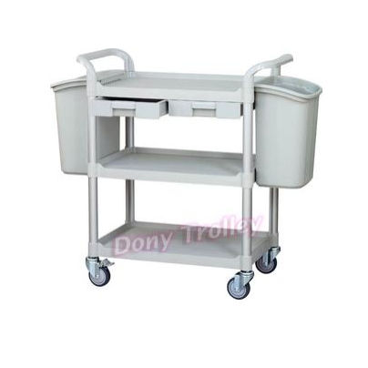 Medizinischer Wagen - DTG-3KY2  - Dony Trolley - für medizinische Geräte / für Labormaterialien / für Transport