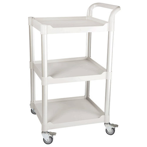 Wagen für Kliniken - DTGS-300-1 - Dony Trolley - Mehrzweck / für Transport / mit 3 Regalbrettern