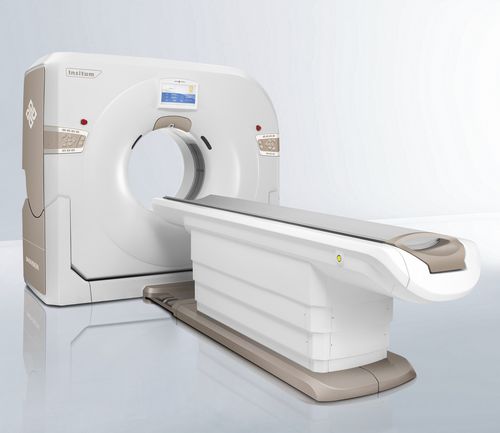 CT-Scanner / für Ganzkörpertomographie - InsitumCT 568 - SinoVision - 128 Querschnitte / Wide-Bore