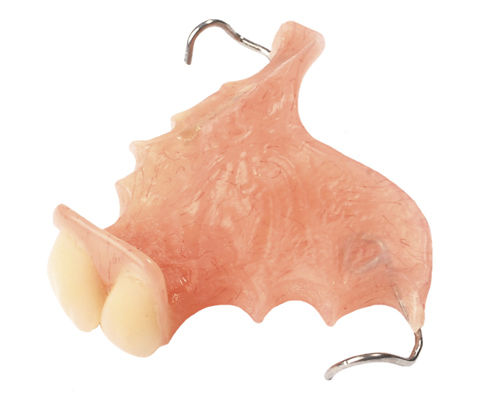 Acrylzahnprothese - Acrylic Partial - Derby Dental - für Vorderzähne / für Seitenzähne