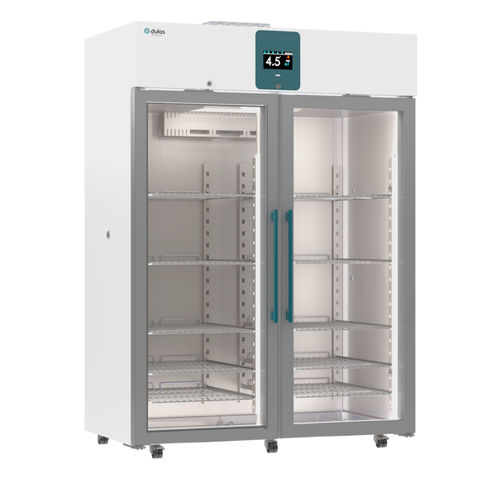 Kühlschrank für Apotheken - DLS1400PG - Dulas Limited - vertikal / mit 2 Türen / mit Glastür