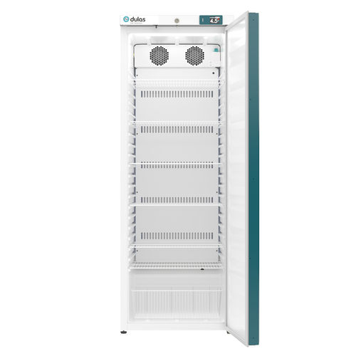 Kühlschrank für Apotheken - DLS340PS - Dulas Limited - vertikal / 1 Tür / mit Zwangsluftkühlung