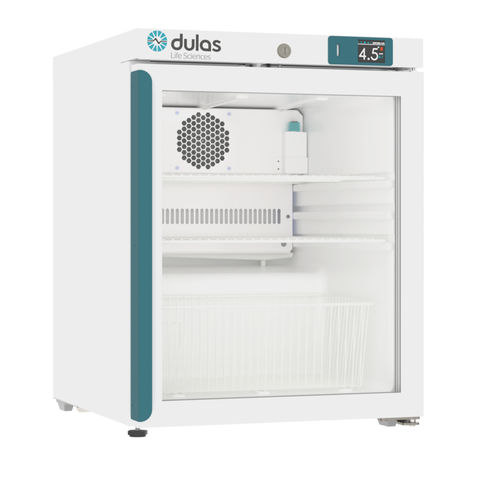 Kühlschrank für Apotheken - DLS95PG - Dulas Limited - vertikal / 1 Tür / mit Glastür