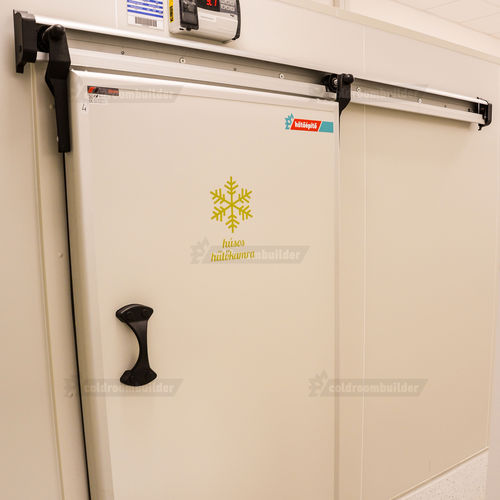 Tür für Laborkühlraum - Coldroom Builder - Schiebe