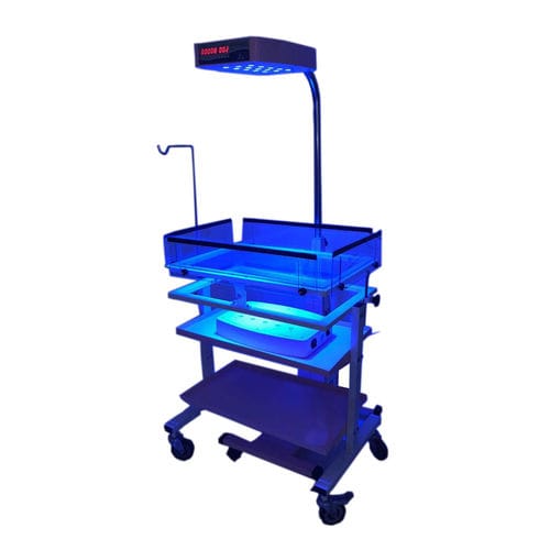Phototherapielampe für Neugeborene - P-003 - Medi Waves - in Wiegenform / UV / Blaues Licht