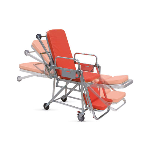 Fahrtrage für Krankenwagen - AST-02 - Medi Waves - manuell / höhenverstellbarer / zusammenklappbar