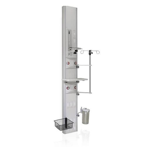 Wandmontierte Versorgungseinheit - NTC500 - AMCAREMED TECHNOLOGY - vertikal / für die Intensivstation / Patientenzimmer