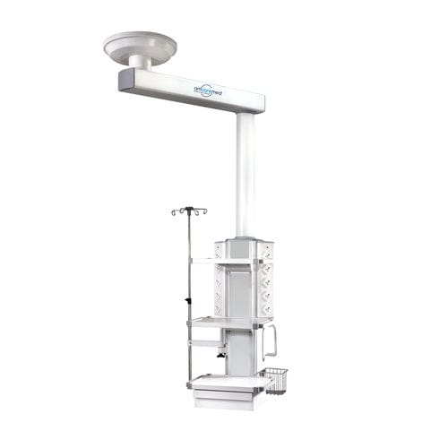 Deckenmontierter Verteilerarm - EX100 - AMCAREMED TECHNOLOGY - für OP-Saal / mit Gelenk / mit Einfacharm