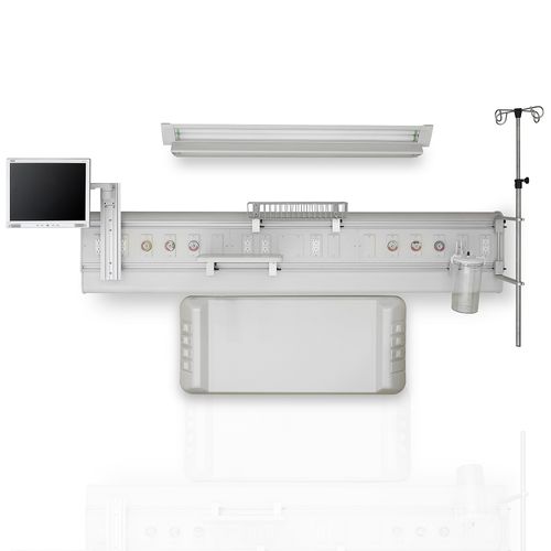 Wandmontierte Versorgungseinheit - NTC800 - AMCAREMED TECHNOLOGY - horizontal / modular / für die Intensivstation