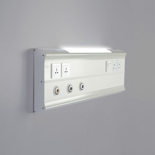 Wandmontierte Versorgungseinheit - NTC601 - AMCAREMED TECHNOLOGY - horizontal / modular / für die Intensivstation