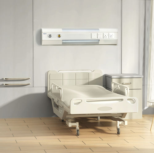 Wandmontierte Versorgungseinheit - NTC300 - AMCAREMED TECHNOLOGY - horizontal / modular / Patientenzimmer