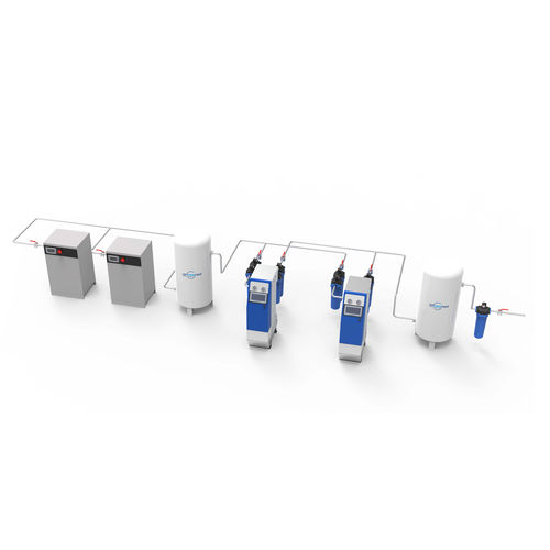 Medizinischer Luftkompressor - SMA series - AMCAREMED TECHNOLOGY - Scroll / stationär / mit Lufttrockner