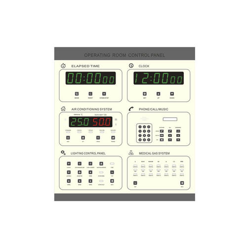 Gasbedienfeld - AMCAREMED TECHNOLOGY - medizinisch / für OP-Saal / mit Touchscreen