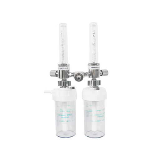 Doppelter Durchflussmesser - FL-DB-OW - AMCAREMED TECHNOLOGY - Sauerstoff / Luft / für Krankenhaus