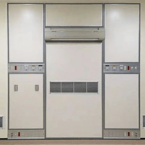 Wandmontierte Versorgungseinheit - NTC700  - AMCAREMED TECHNOLOGY - vertikal / für die Intensivstation / Patientenzimmer
