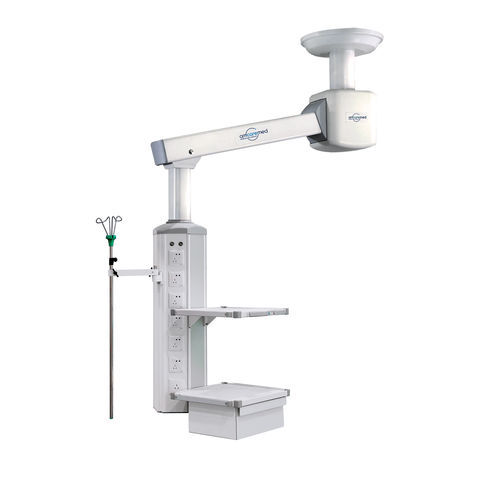 Motorisierter Verteilerarm - PWM 100 - AMCAREMED TECHNOLOGY - deckenmontiert / für OP-Saal / mit Gelenk