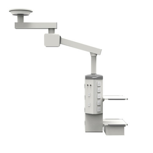 Motorisierter Verteilerarm - PWM 200 - AMCAREMED TECHNOLOGY - deckenmontiert / für OP-Saal / mit Gelenk