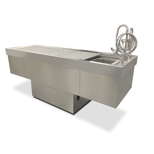 Tisch für Autopsie - ME-101  - ANATHOMIC SOLUTIONS, S.L. - rechteckig / elektrisch / Edelstahl