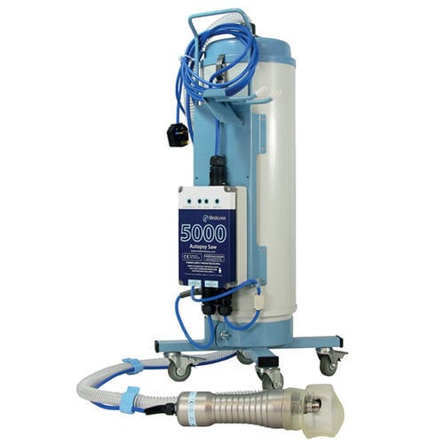 Elektrische Autopsiesäge - MDZN-5000 / MDZN-PORT - ANATHOMIC SOLUTIONS, S.L.U. - mit Absaugung