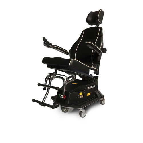 Elektrischer Rollstuhl - SUPREMA RELAX - TGR - für den Innenbereich / mit Fußstütze / mit Kopfstütze