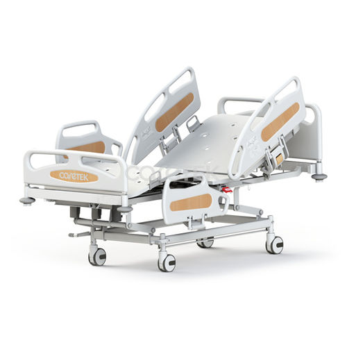 Pflegebett - M420-33 - Caretek Medical - manuell / höhenverstellbar / auf Rollen